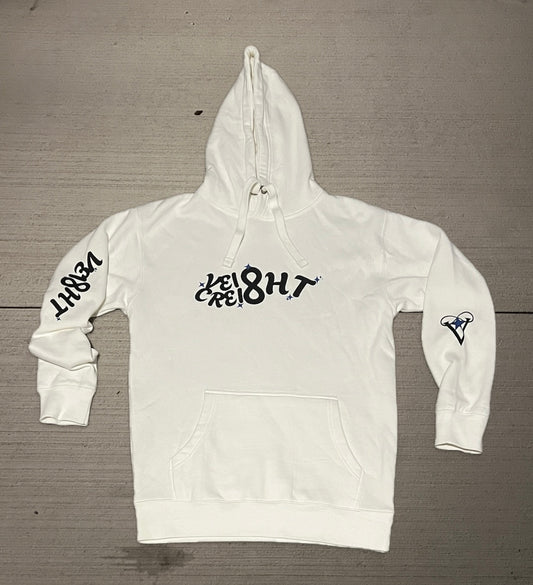 Adult VEI8HT "CREI8HT" Hoodie (White)