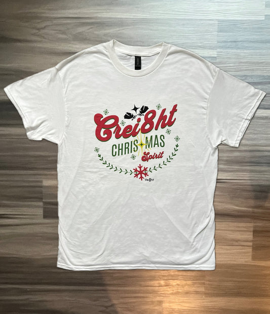 Adult VEI8HT "Christmas" Tee (White)